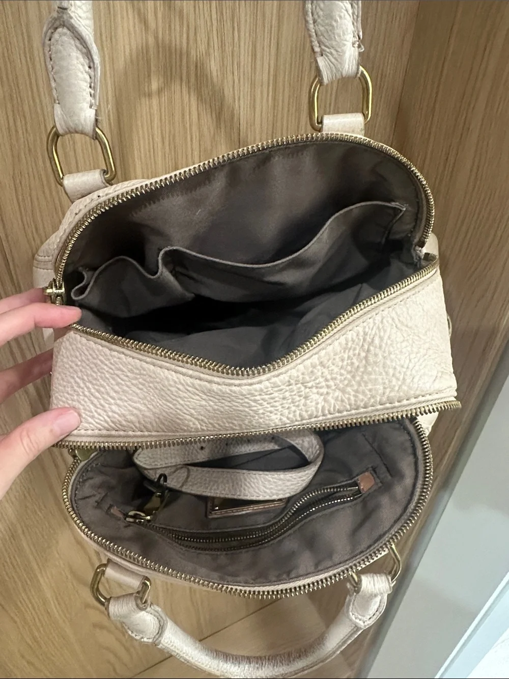 Classic JCrew Blush pink Leather Top-Handle Women’s Bag